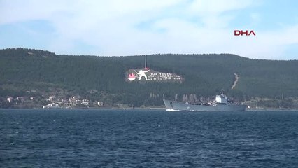 Askeri Araç Yüklü Rus Gemisi Akdeniz'e İniyor