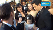 Oscar winners Fil-Am Robert Lopez and wife Kirsten ("Remember Me" and "Let it Go" composers) greet Filipino fans in Tagalog