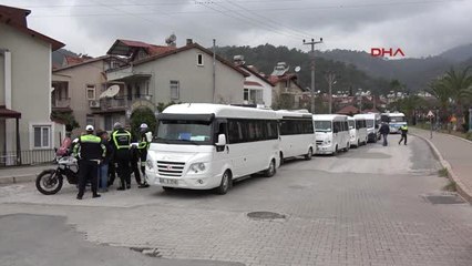Muğla Marmaris'te Öğrenci Servislerine Denetim