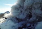 Smoke Billows From Japan's 'James Bond' Volcano