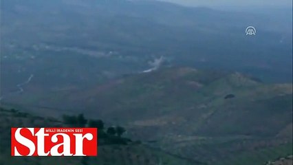 Türk jetleri terör mevzilerine böyle ateş püskürdü