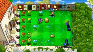 Plants vs Zombies Xbox 360 Co-op Challenge Part 1