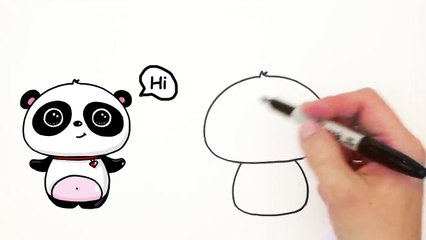 How to Draw a Cute Panda Easy
