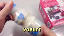 DIY How to Make Colors Yogurt Milk Icecream Learn Colors Rainbow Slime Foam Clay