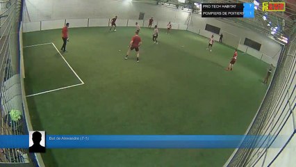 But de Alexandre (7-1) -  PRO TECH HABITAT Vs POMPIERS DE POITIERS - 05/03/18 20:00 - LIGUE 1