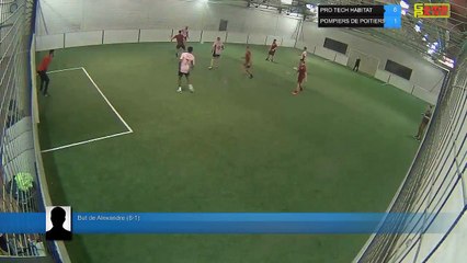But de Alexandre (8-1) -  PRO TECH HABITAT Vs POMPIERS DE POITIERS - 05/03/18 20:00 - LIGUE 1