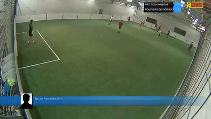But de Alexandre (9-1) -  PRO TECH HABITAT Vs POMPIERS DE POITIERS - 05/03/18 20:00 - LIGUE 1