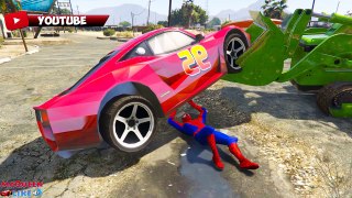 Lightning McQueen and Spiderman FOR KIDS! FUN cars cartoon best friends + Nursery Rhymes songs