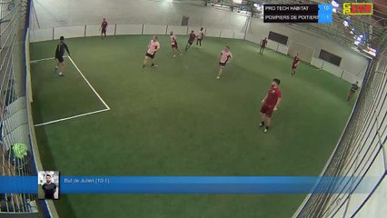 But de Julien (10-1) -  PRO TECH HABITAT Vs POMPIERS DE POITIERS - 05/03/18 20:00 - LIGUE 1