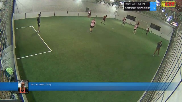 But de Jules (11-5) - PRO TECH HABITAT Vs POMPIERS DE POITIERS - 05/03/18 20:00 - LIGUE 1