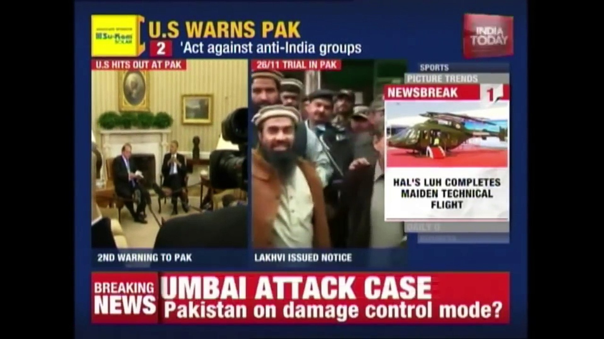 Pakistan Cornered By United States Over Take On Terrorists