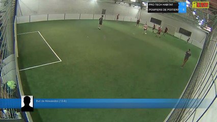 But de Alexandre (13-6) -  PRO TECH HABITAT Vs POMPIERS DE POITIERS - 05/03/18 20:00 - LIGUE 1