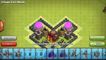 Clash of Clans (CoC) Town Hall 4 (TH4) Defense BEST HYBRID Base Layout Defense Strategy