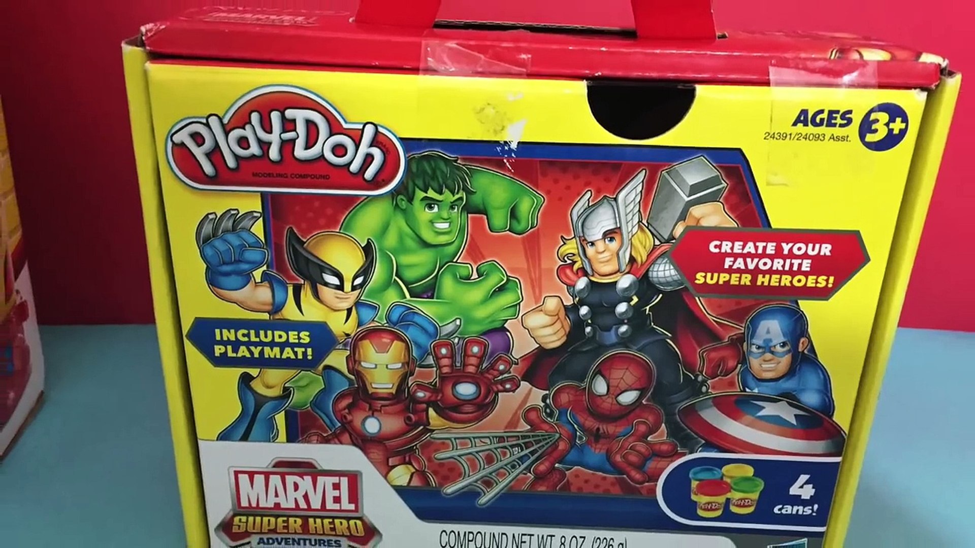 Hulk Smashdown Play Doh & Iron Man - Spiderman Play Doh Set + Hulk Play Doh  set - video Dailymotion