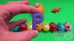 The Baby Big Mouth Show! Best of Learn Colours with Surprise Eggs and a Smarties Rainbow! Part 9