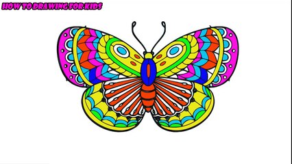 how-to-draw-butterfly-color-coloring-pages-for-kids-children