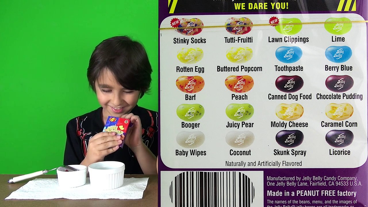 The jeffmara channel does the Bean Boozled Challenge