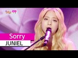 [HOT] JUNIEL - Sorry, 주니엘 - 쏘리 Show Music core 20150829