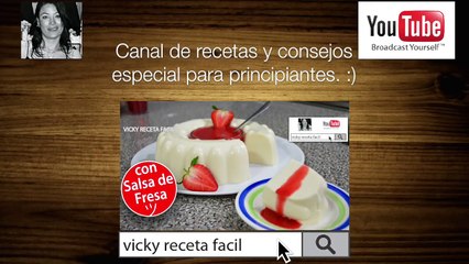 CÓMO HACER GELATINA DE YOGHURT | Vicky Receta Facil