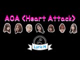 [Lyric M] AOA - Heart Attack, 에이오에이 - 심쿵해
