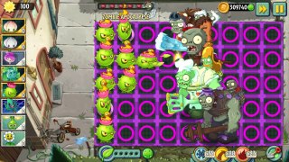 Plants vs Zombies 2 Hack - Homing Thistle vs all Gargantuar
