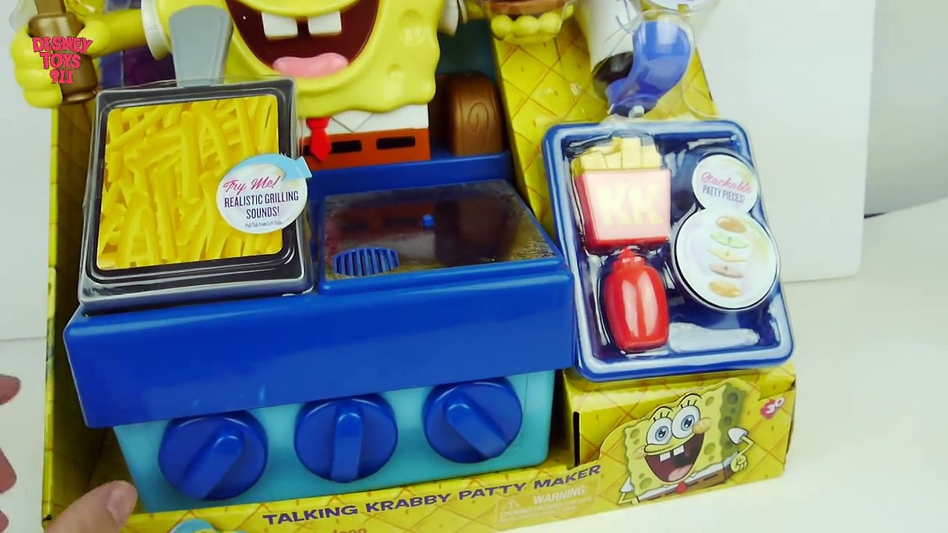 سبونج بوب متكلم مطبخ و مطعم حقيقي صلصال ألعاب صبيان بنات SpongeBob Krabby  Patty - video Dailymotion
