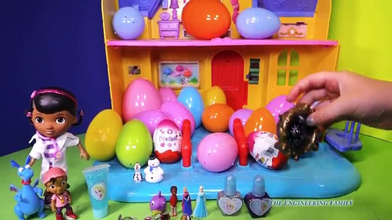 DOC MCSTUFFINS Disney Surprise Eggs Disney Doc McStuffins Surprise Video