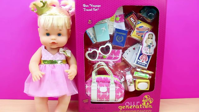 La Bebé Nenuco Princesa Cuca prepara la Maleta | Accesorios de Viaje Our Generation American Girl