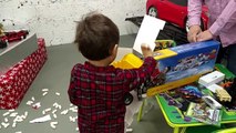Christmas Morning 2016 Opening Gifts/Presents From Santa! Power Wheels Ride On Camaro, Cement Truck!