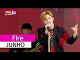 [Comeback Stage] JUNHO - Fire, 준호 - 파이어, Show Music core 20150912