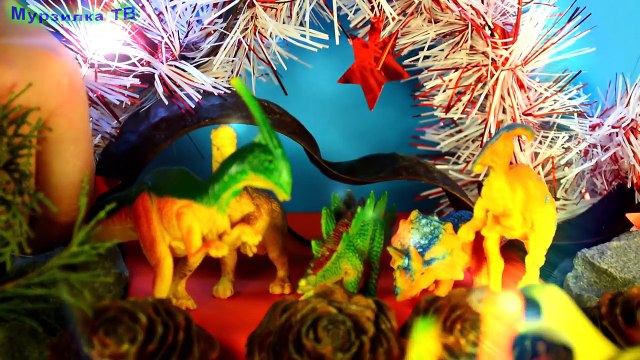 Динозавры мультик для детей. Королева динозавров и тиранозавр. Видео игрушки Мурзик ТВ