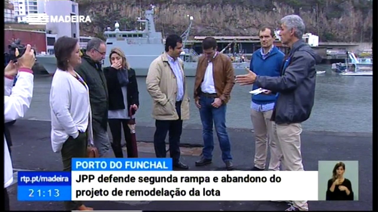 JPP defende Constução de 2ª Rampa RO-RO no porto do Funchal, em vez de reconstrução da Lota do Funchal
