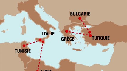 La Méditerranée, un cimetière de 2,5 millions de km2