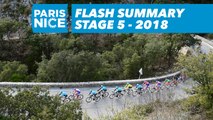 Flash Summary - Stage 5 - Paris-Nice 2018