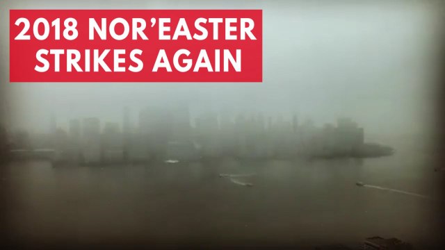 2018 Nor'easter slams the US East Coast with snow