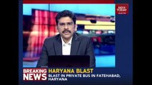 15 Passengers Injured In Explosion In A Bus In Haryana