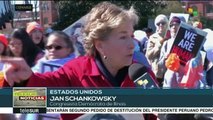 Unos 80 detenidos en una protesta a favor de los 