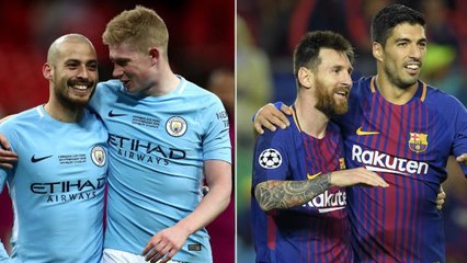 Télécharger la video: Guardiola insists Man City aren't as good as Barcelona... yet