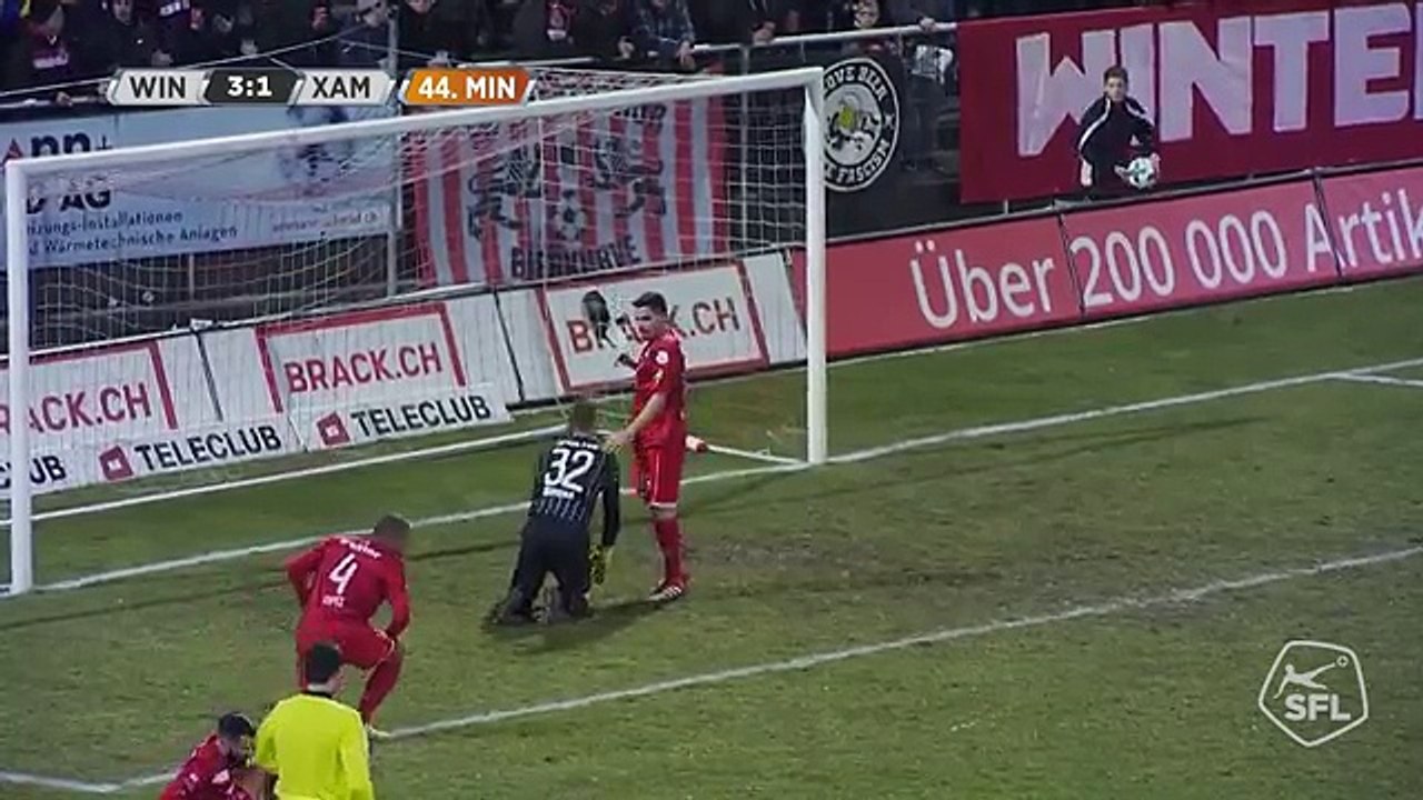 Winterthur 4:4 Xamax (Switzerland. Challenge League. 5 March 2018)