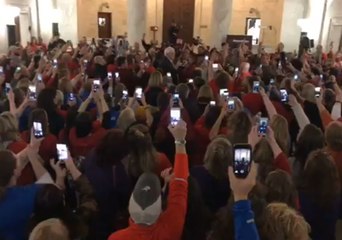 West Virginia Teachers Cheer as Deal for Pay Increase Announced