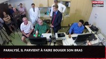 Paralysé, il parvient à faire bouger son bras grâce à son cerveau (vidéo)