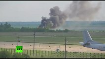 Russia An-26 plane crashes during landing  in syria