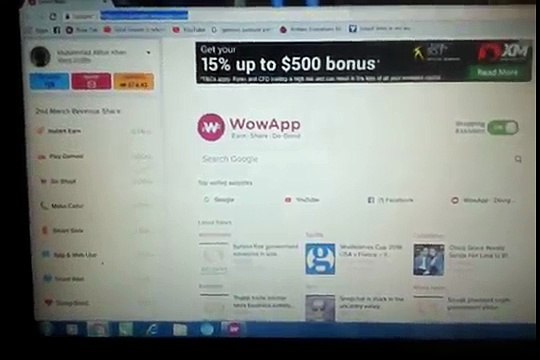 Earn from wow app through smart web browser latest