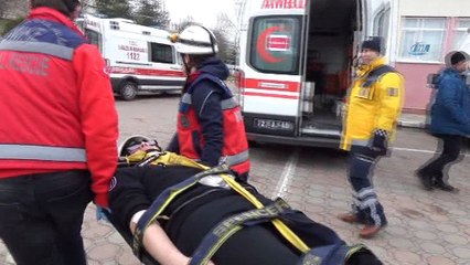 Edirne’de gerçeğini aratmayan tatbikat...Hepsi bir anda koşmaya başladı