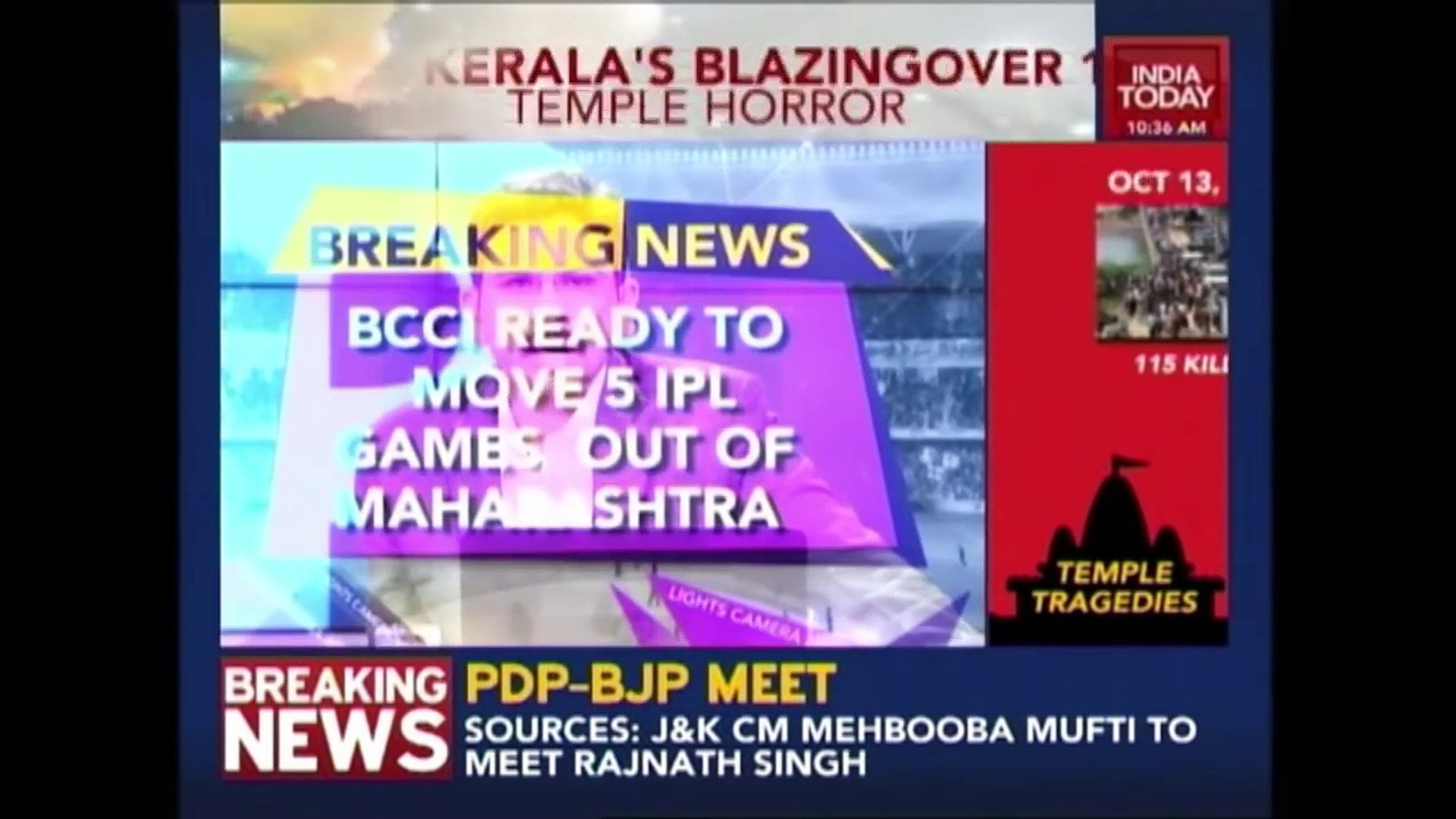 BCCI Ready To Move 5 IPL Games Out Of Maharashtra