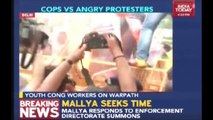 Youth Congress Workers Protest Against Fuel Price Hike In Delhi