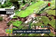 ¿Por qué la tierra se abrió en Junín y Cusco?, geólogo explica los motivos