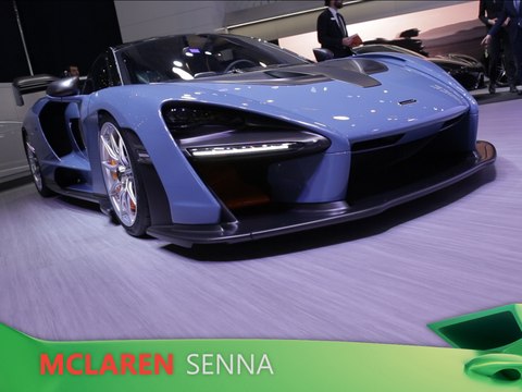 McLaren Senna en direct du salon de Genève 2018