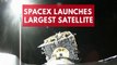 SpaceX launches largest satellite on Falcon 9's 50th flight