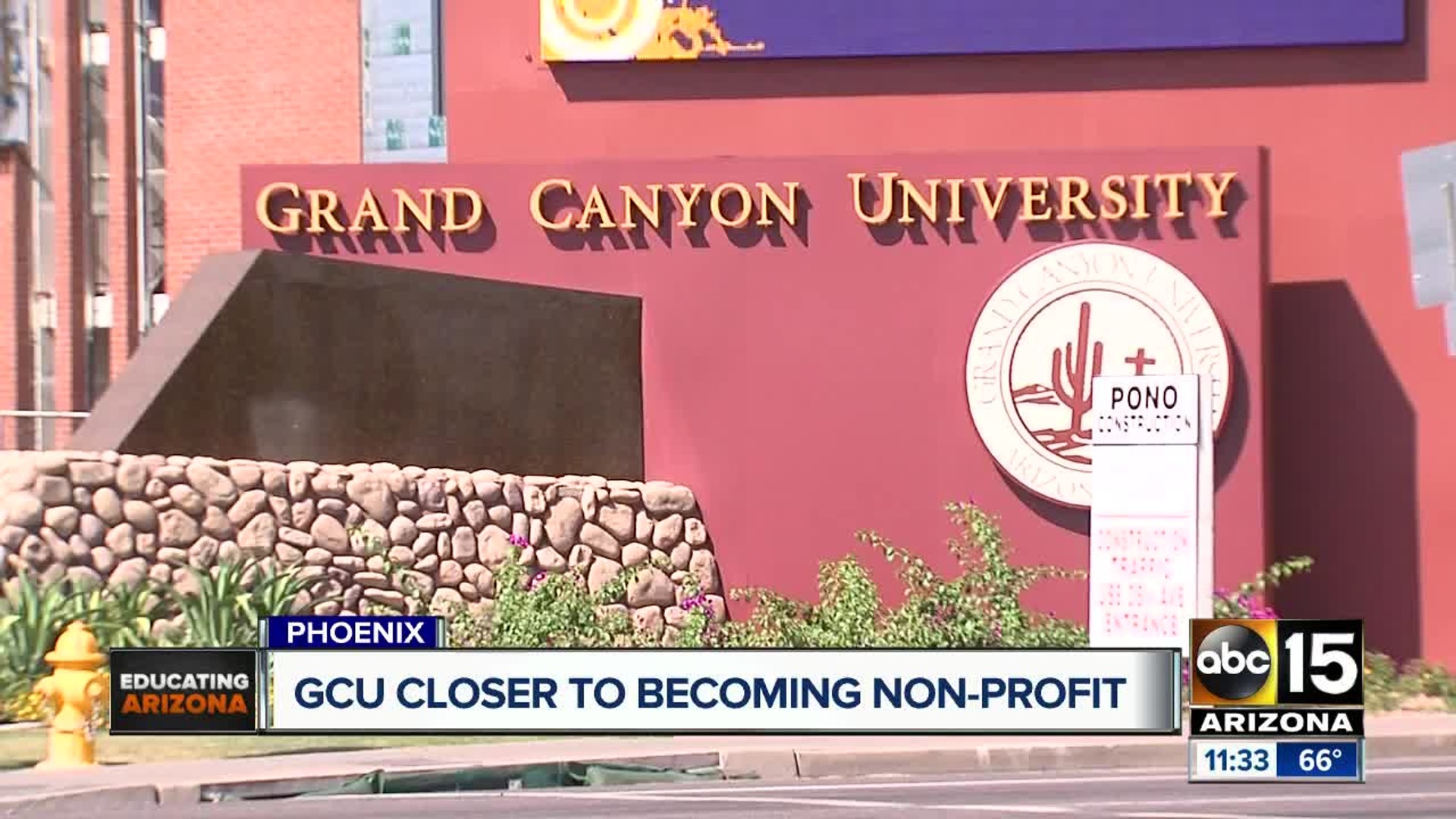 Grand Canyon University moves back toward non-profit status